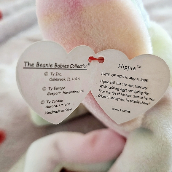 Vintage Beanie Baby HIPPIE - Picture 7 of 8